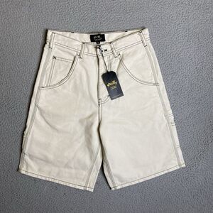 Stan Ray Big Job Shorts Mens 28 x 10L Ivory Carpenter Cargo Work USA UO NWT